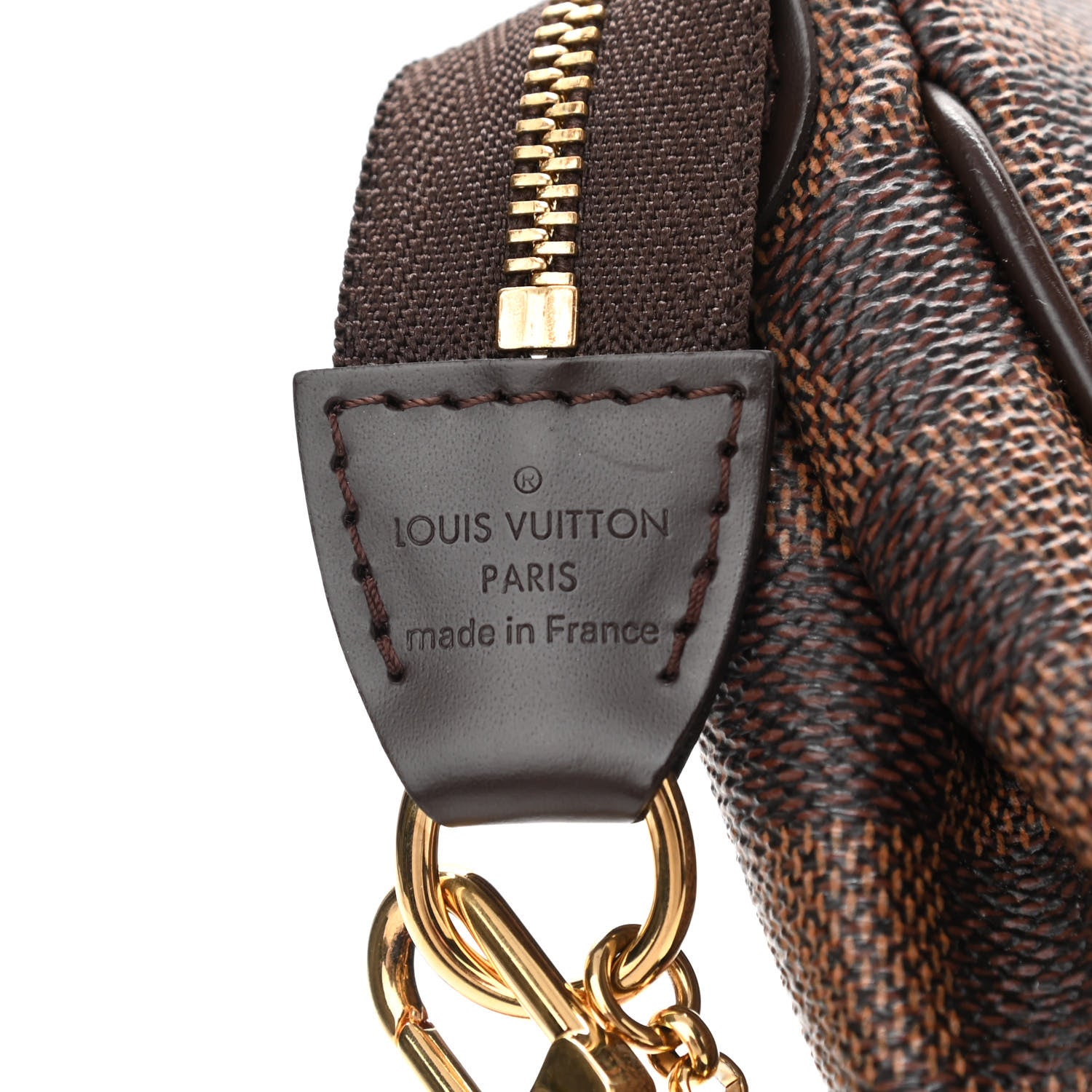 Louis Vuitton Damier Ebene Eva Clutch 6 of 12