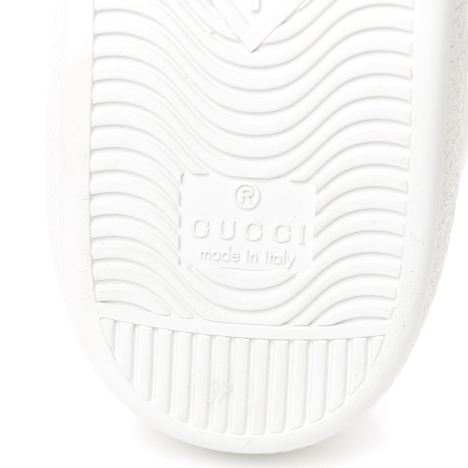 Gucci Calfskin Ayers Crystal Panther Embroidered Womens Ace Sneakers 37 White 9 of 11
