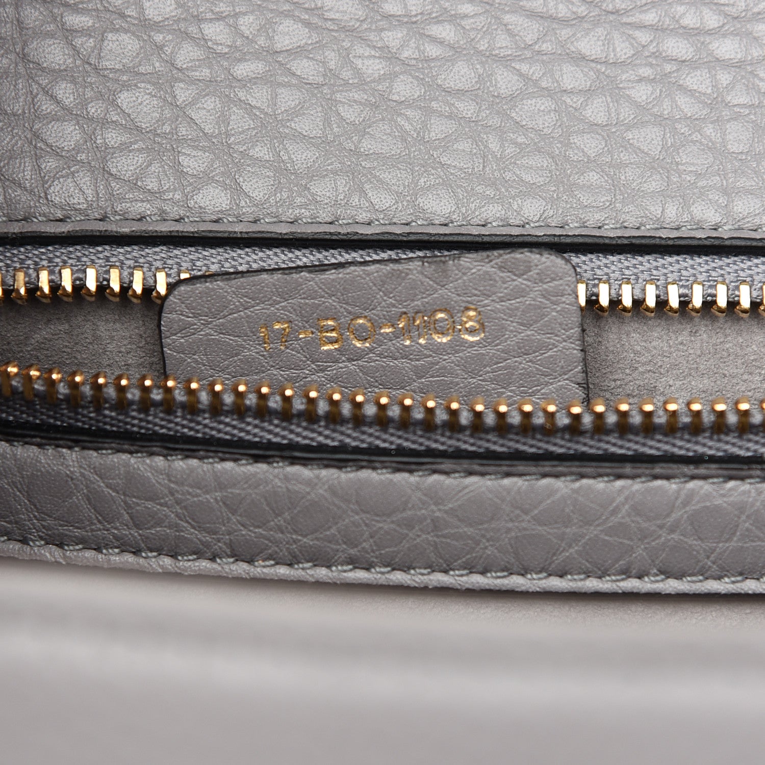 Christian Dior Grained Calfskin Medium Diorama Flap Bag Gris 7 of 9
