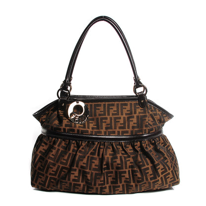Fendi Zucca Large Chef Shopper Tote Tobacco 1 of 9