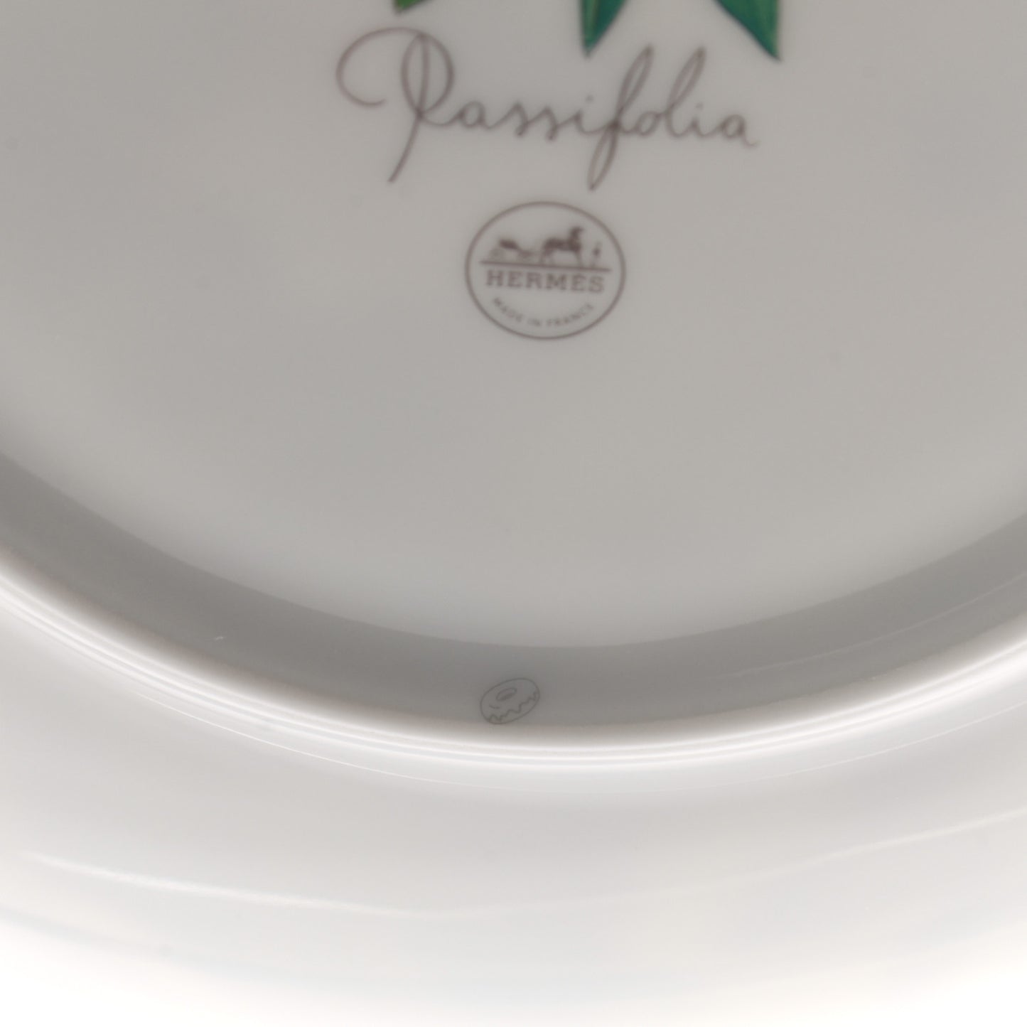 Porcelain Passifolia Dessert Plate N°2 Set of 2
