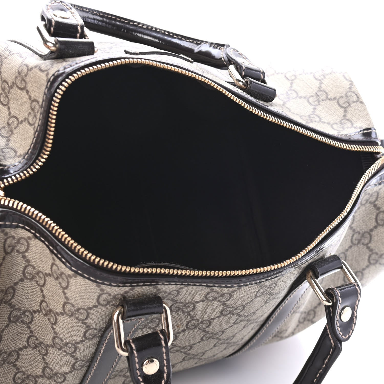 Gucci GG Plus Monogram Medium Joy Boston Dark Brown 4 of 4