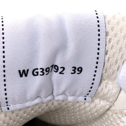 Chanel Fabric Laminated Calfskin Stretch CC Sneakers 39 White Silver 9 of 10