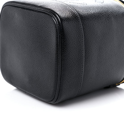 Chanel Caviar Vanity Cosmetic Case Black 12 of 13