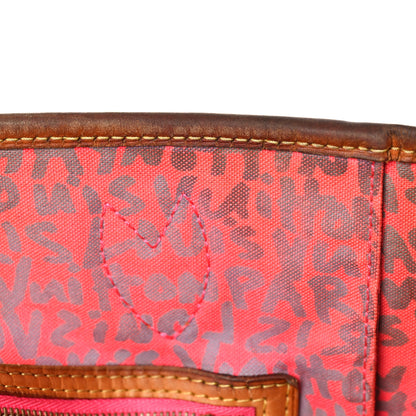 Louis Vuitton Monogram Graffiti Neverfull GM Fuchsia 14 of 17