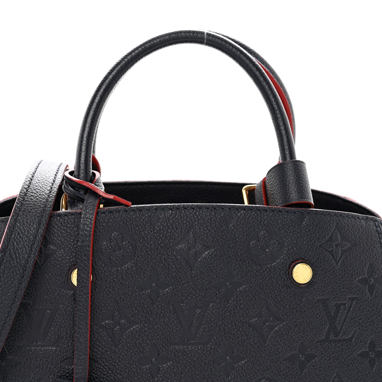 Louis Vuitton Empreinte Montaigne BB Marine Rouge 5 of 9