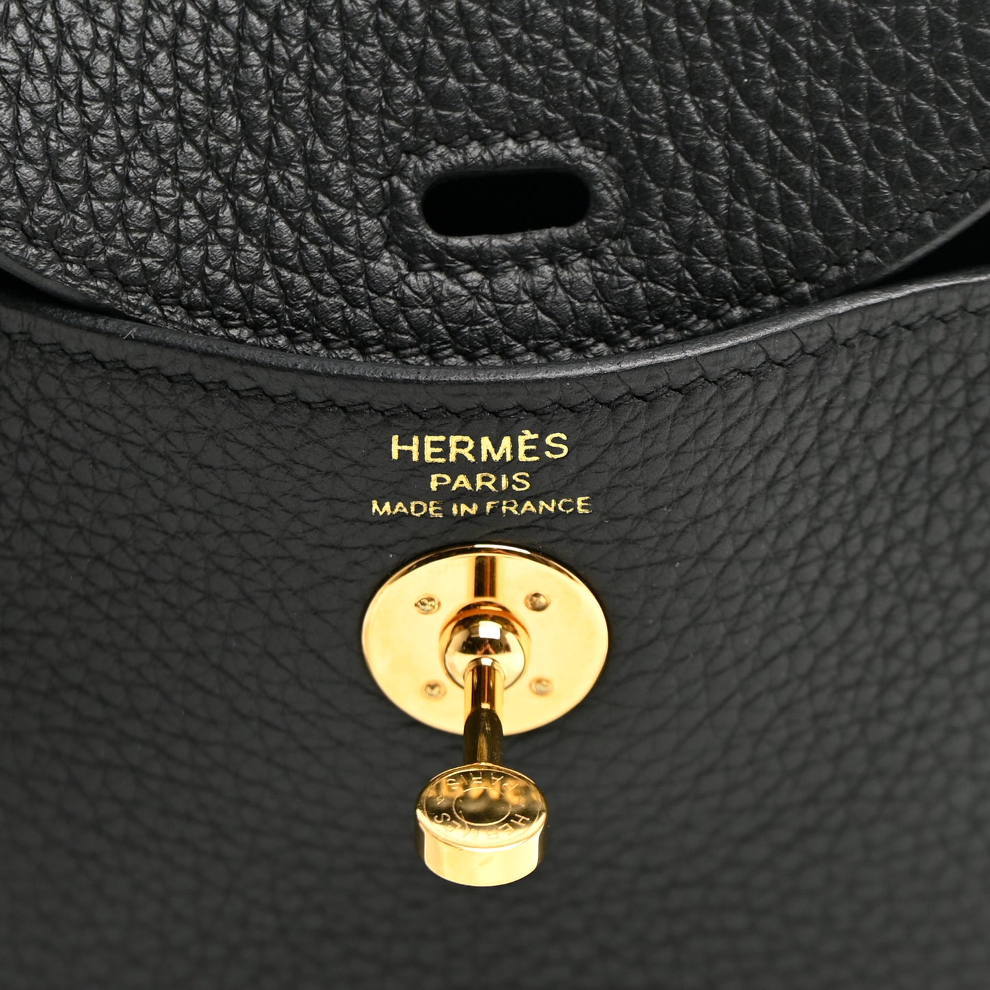 Taurillon Clemence Mini Lindy 20 Black