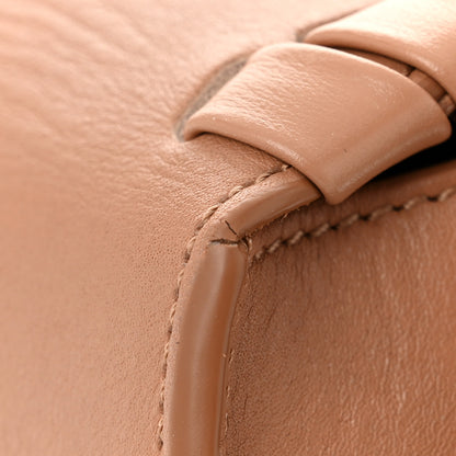 Chloe Smooth Calfskin Braided Small Marcie Saddle Bag Light Tan 12 of 12