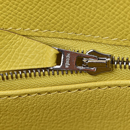 Hermes Epsom Kelly Sellier 28 Lime 10 of 37