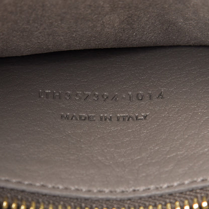 Saint Laurent Smooth Calfskin Medium Monogram Cabas Fog 10 of 12