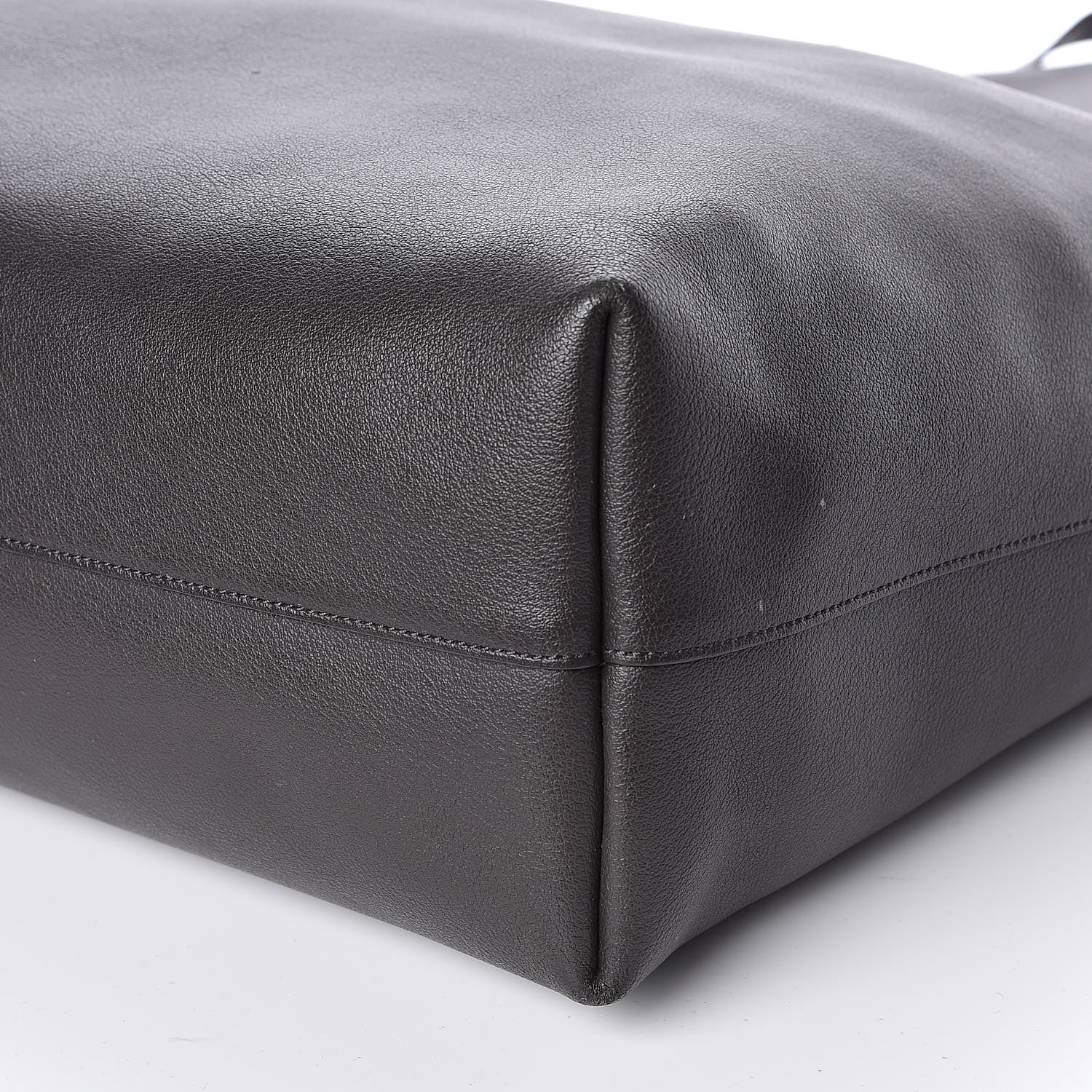 Saint Laurent Calfskin Large Shopping Tote Dark Grey 11 of 21