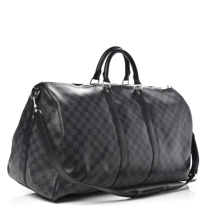 Louis Vuitton Damier Graphite Keepall Bandouliere 55 2 of 10