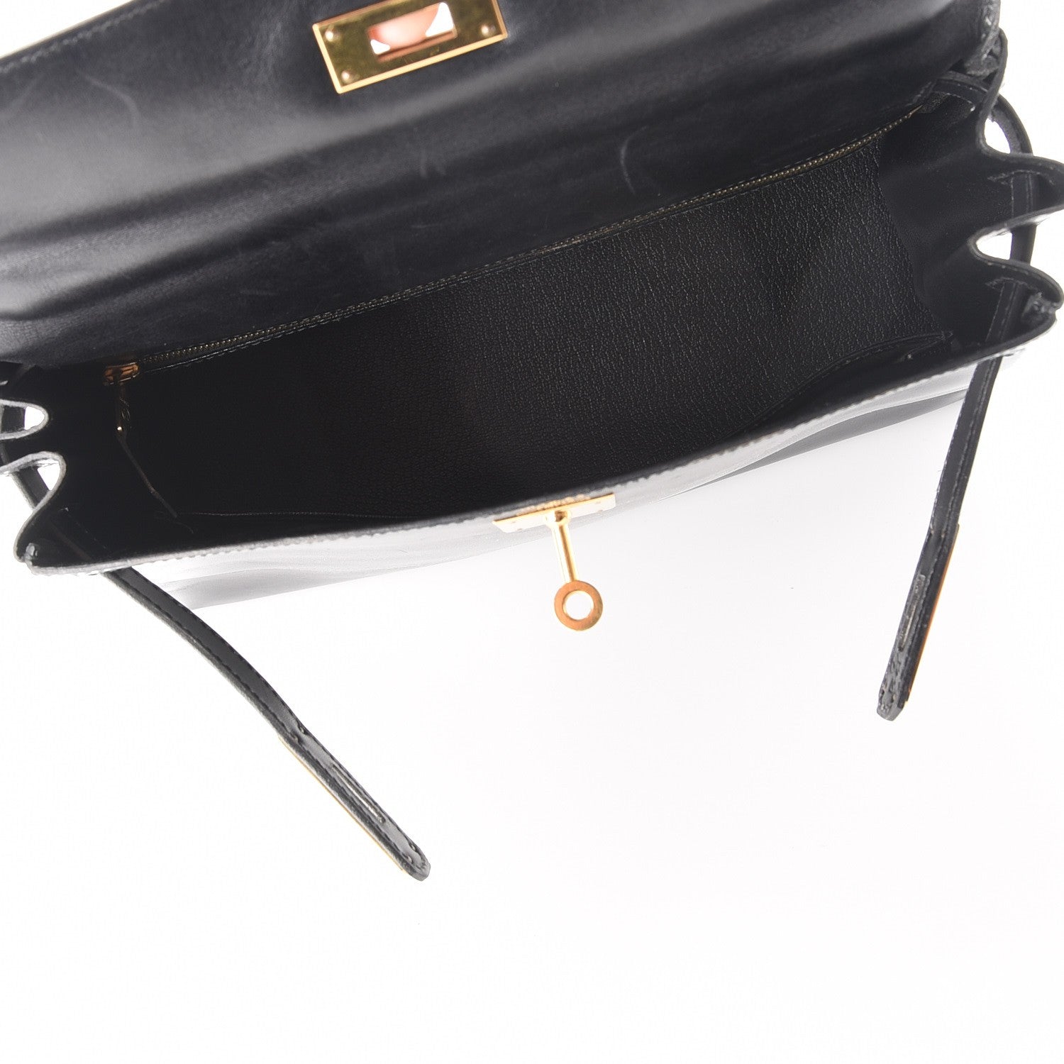 Hermes Box Kelly Retourne 28 Black 7 of 12