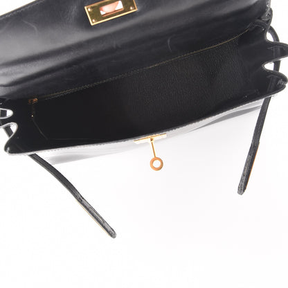 Hermes Box Kelly Retourne 28 Black 7 of 12