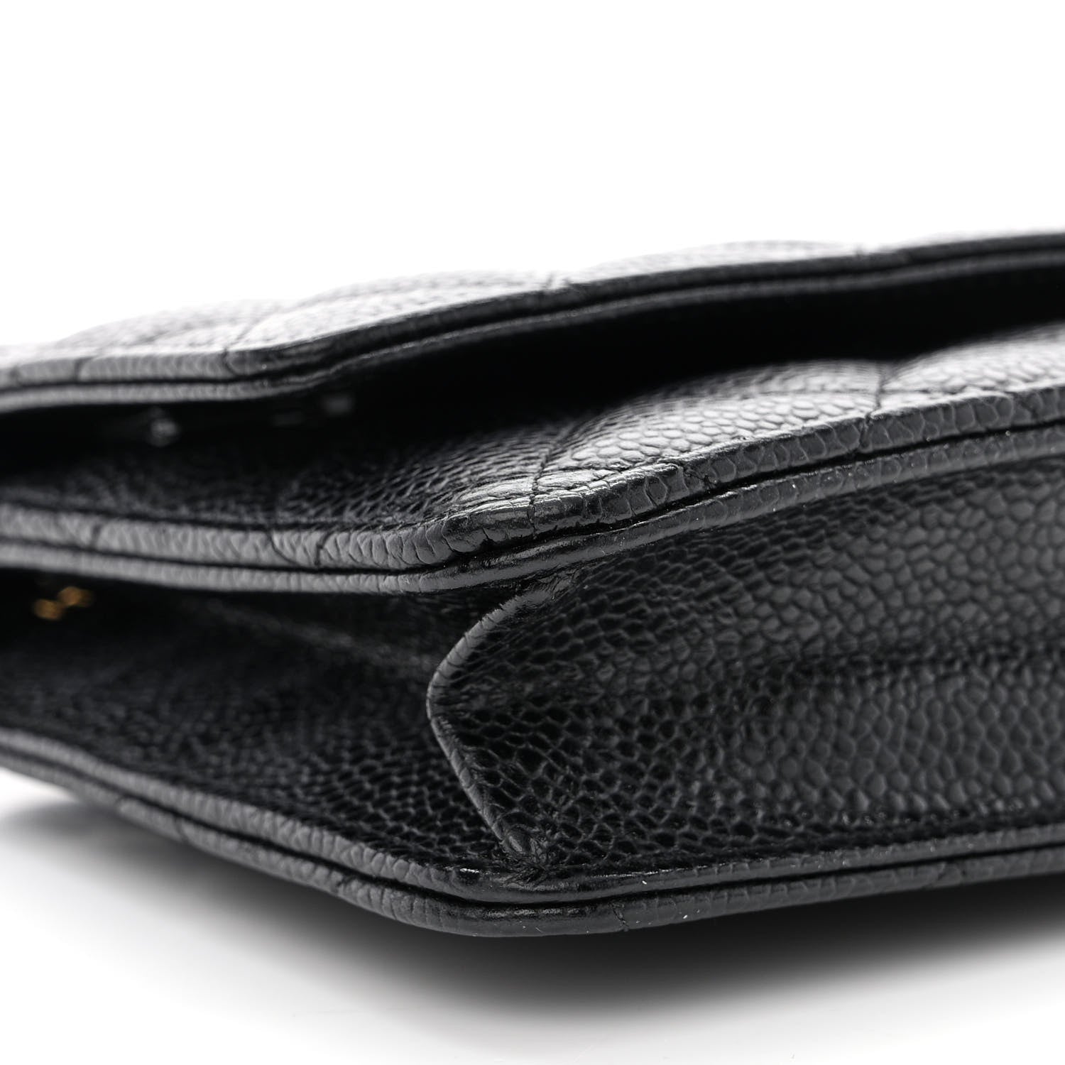 Chanel Caviar Quilted Wallet on Chain WOC Black 10 of 11