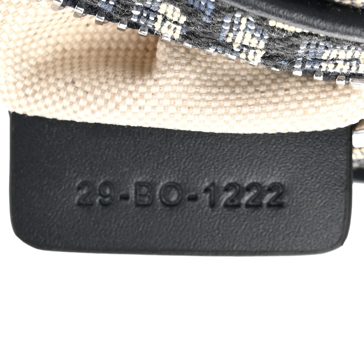 Christian Dior Oblique Jacquard Baby Ball Cross Body Bag Blue 7 of 11