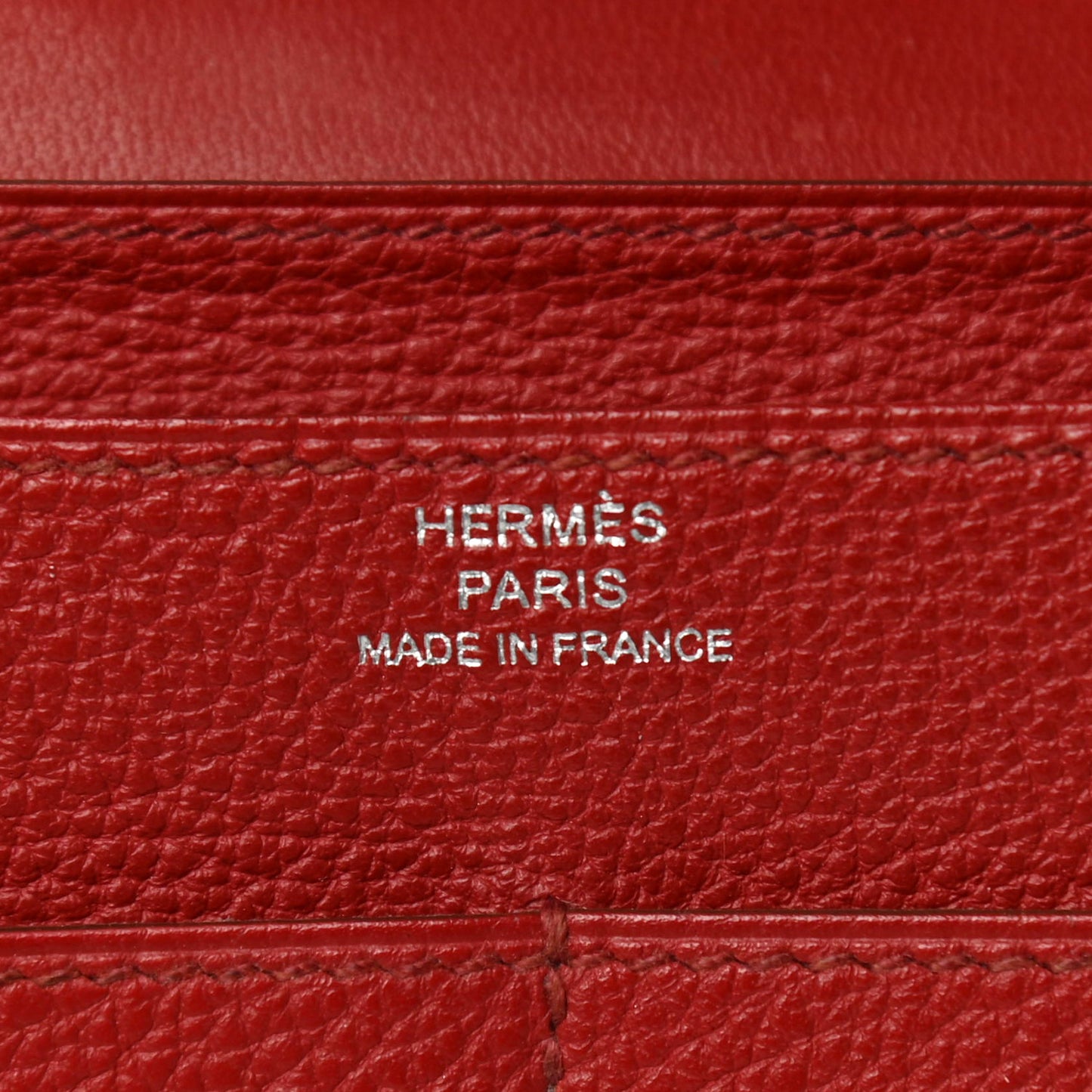 Togo Dogon Duo Wallet Rouge Garance