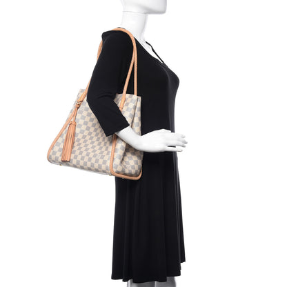 Louis Vuitton Damier Azur Propriano Rose Ballerine 2 of 11
