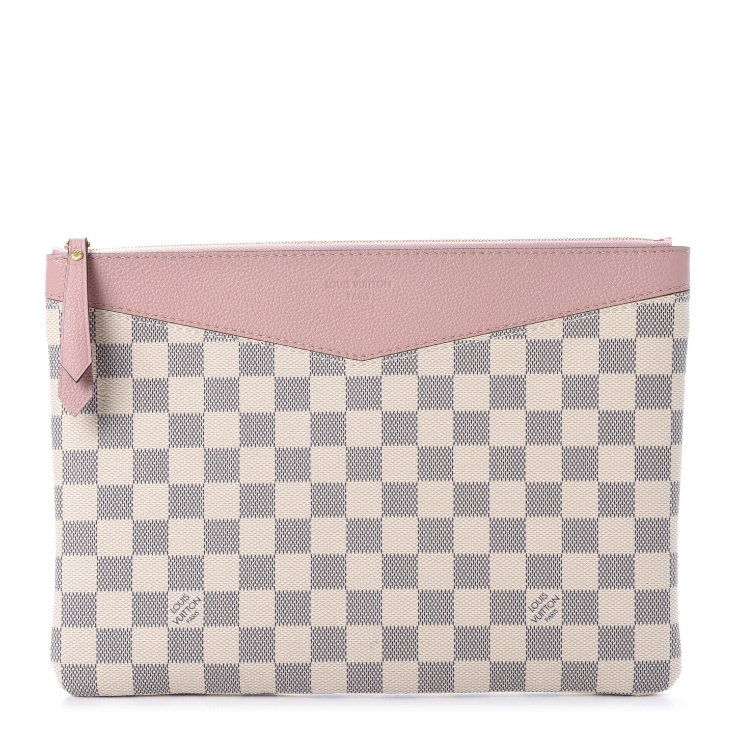 Damier Azur Daily Pouch Rose Poudre