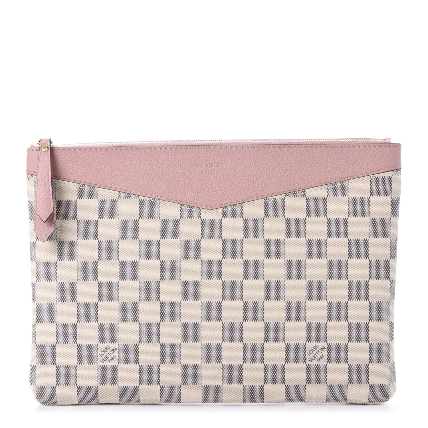 Louis Vuitton Damier Azur Daily Pouch Rose Poudre 1 of 10