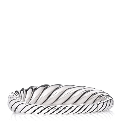 David Yurman Sterling Silver 17mm Pure Form Cable Bracelet 3 of 5