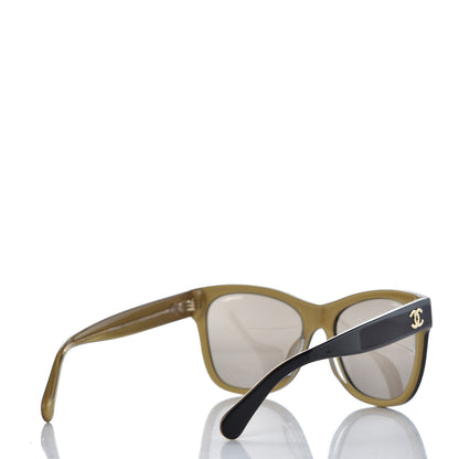 Chanel Acetate Square Sunglasses 5380-A Black 3 of 8