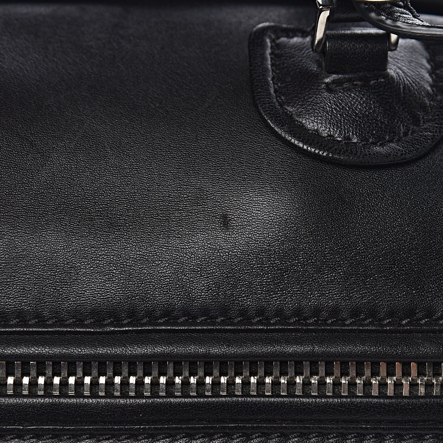 Nappa Boston Bag Black