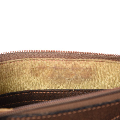 Gucci Monogram Web Shoulder Bag Dark Brown 9 of 29