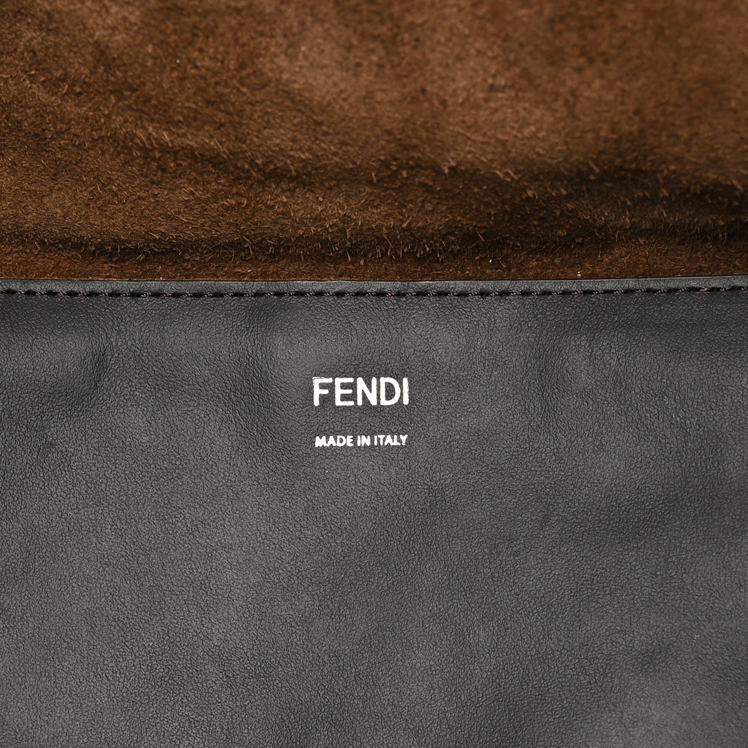 Fendi Suede Striped Fendi Sunshine Shopper Tote Brown Multicolor 6 of 9
