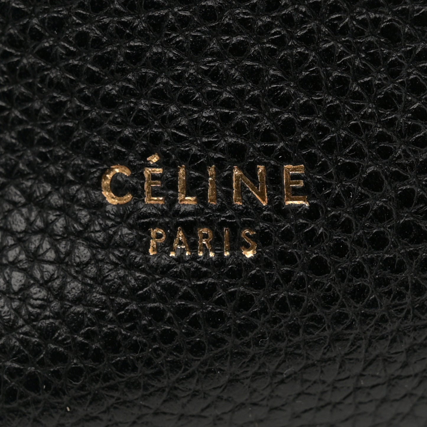 Soft Grained Calfskin Small Sangle Bucket Bag Black