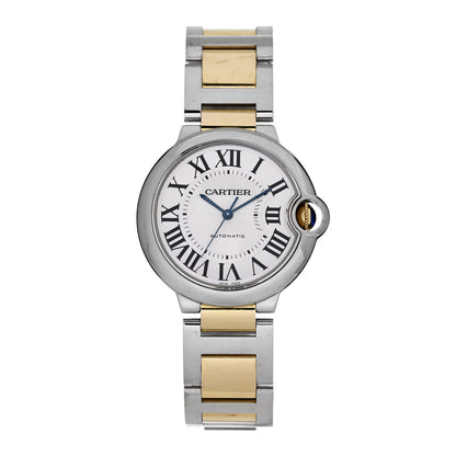 Cartier Stainless Steel 18K Yellow Gold 36mm Ballon Bleu De Cartier Automatic Watch 1 of 4