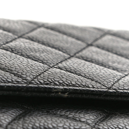 Chanel Caviar Quilted Wallet On Chain WOC Black 12 of 16