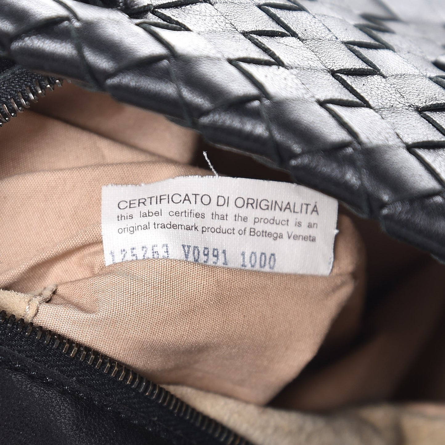 Nappa Intrecciato Naruto Knot Hobo Nero Black