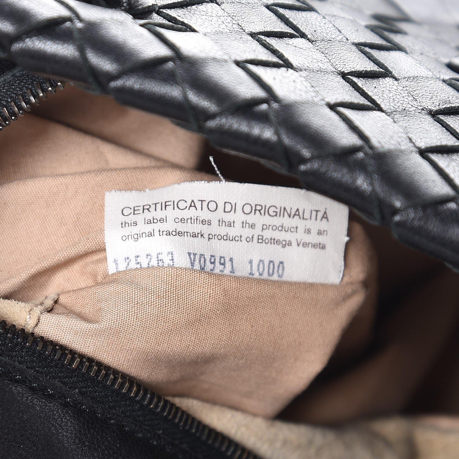 Bottega Veneta Nappa Intrecciato Naruto Knot Hobo Nero Black 7 of 8