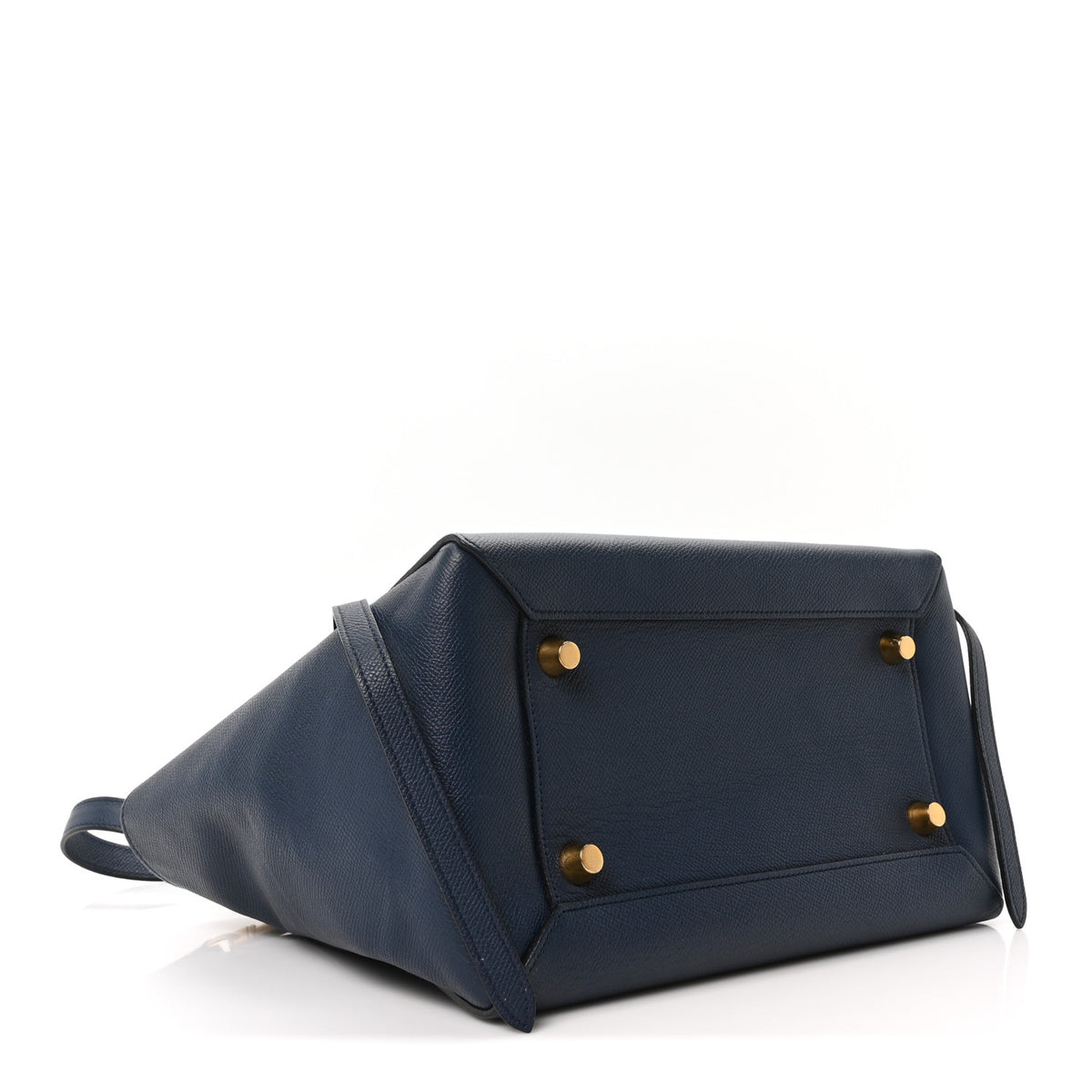CELINE Handbag Belt Bag 2-Way Shoulder Leather Women\'s Blue Celine Blue Grained Calfskin Mini Belt Bag – Modaselle main image 2