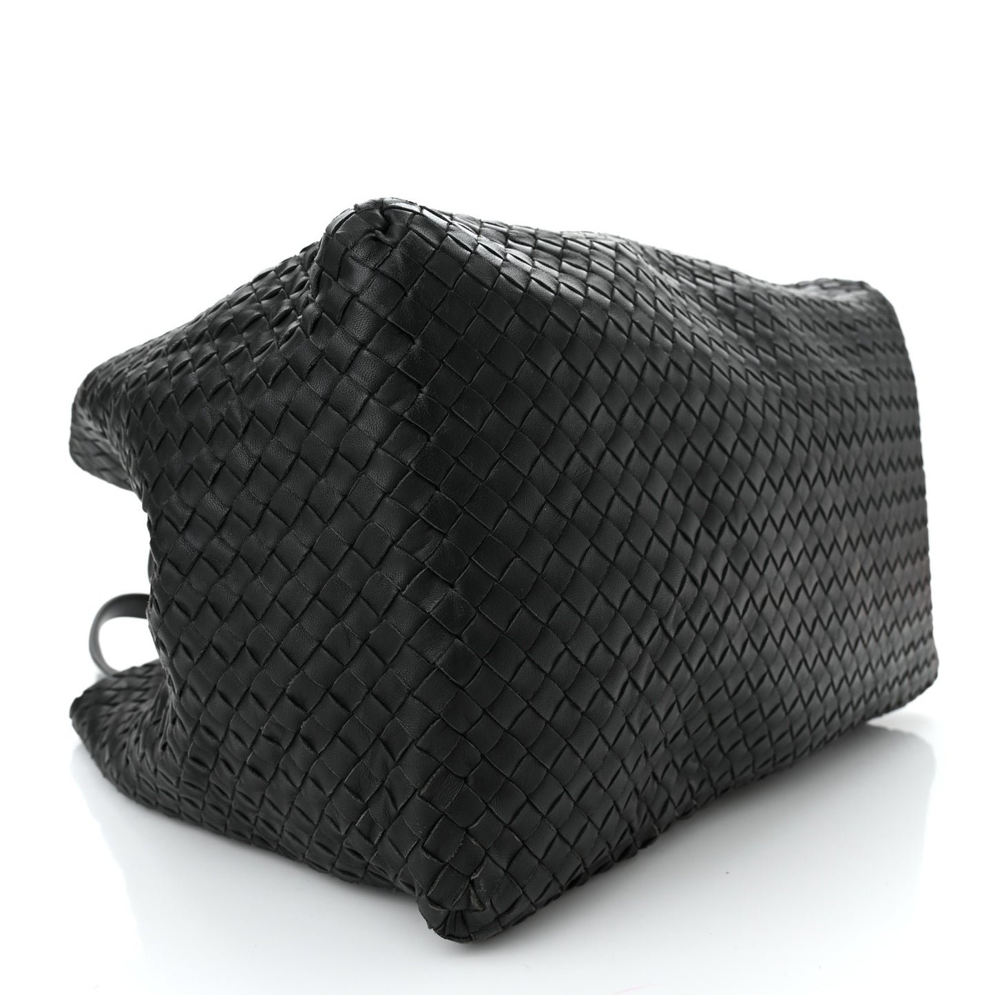 Nappa Intrecciato Medium Seamless Tote Black