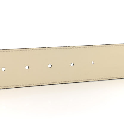 Gucci Calfskin Double G 40mm Belt 85 34 Mystic White 5 of 5