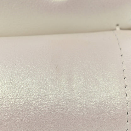 Chanel Iridescent Calfskin Quilted Medium Double Flap White 12 of 13