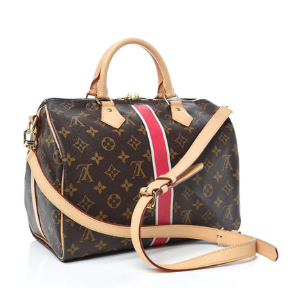Louis Vuitton Monogram My LV Heritage Speedy Bandouliere 30 Fuchsia White 3 of 10