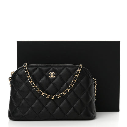 Chanel Caviar Quilted Classic Clutch With Chain Black 12 of 12