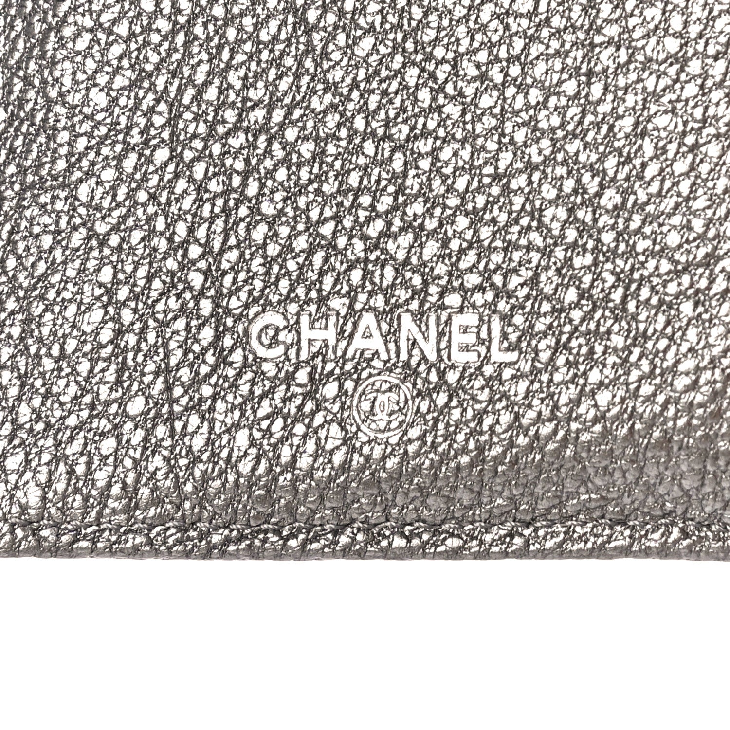 Chanel Metallic Calfskin Diamond Stitched Flap Wallet Gold 8 of 21