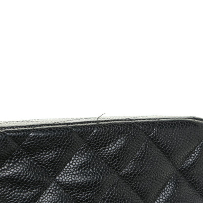 Chanel Caviar Quilted Jumbo Double Flap Black 12 of 17