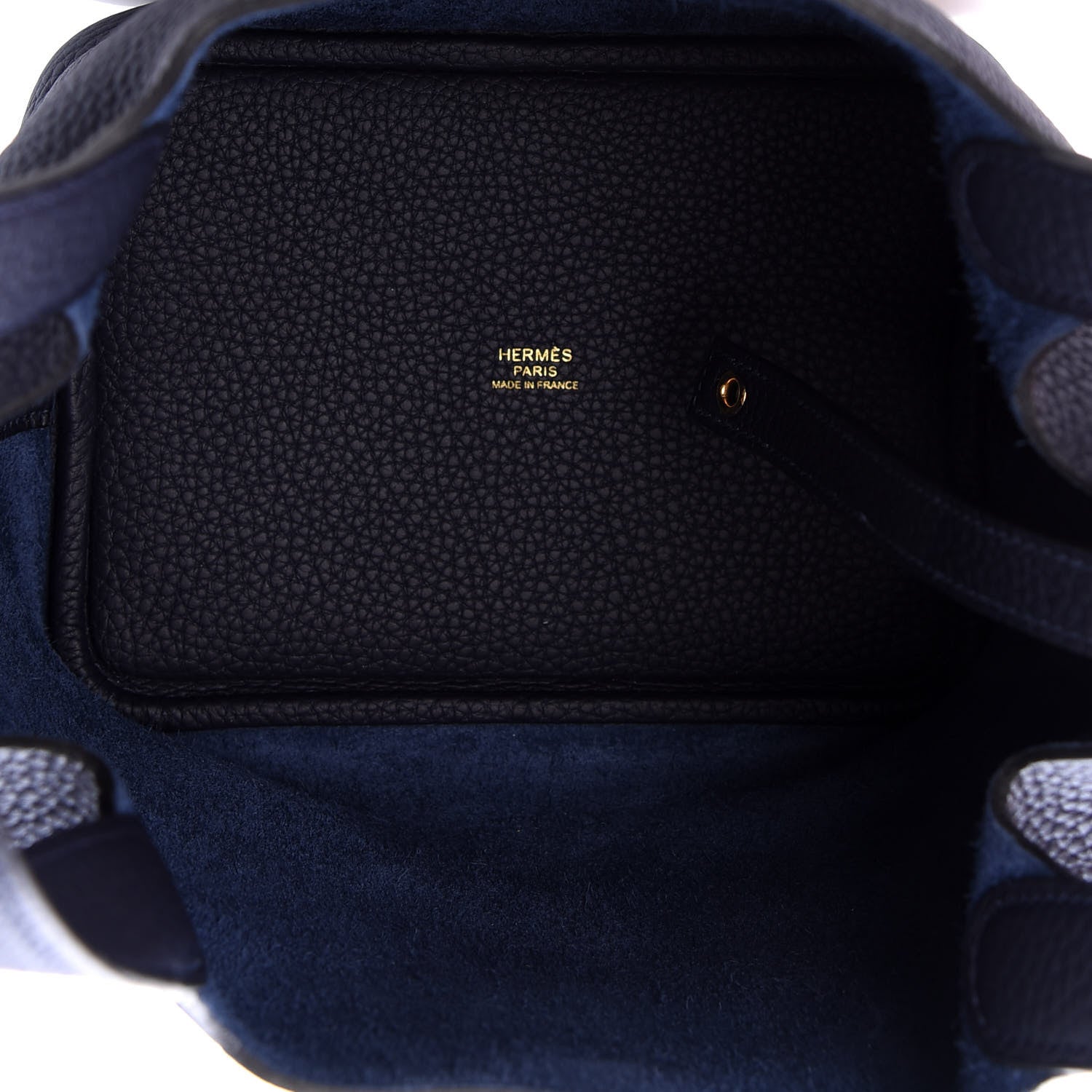 Hermes Taurillon Clemence Picotin Lock 18 PM Bleu Nuit 5 of 8