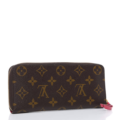 Louis Vuitton Monogram Clemence Wallet Fuchsia 3 of 11