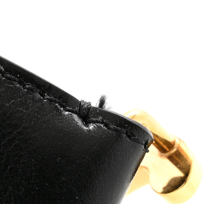 Celine Box Calfskin Medium 25mm Triomphe Belt 80 32 Black 8 of 8