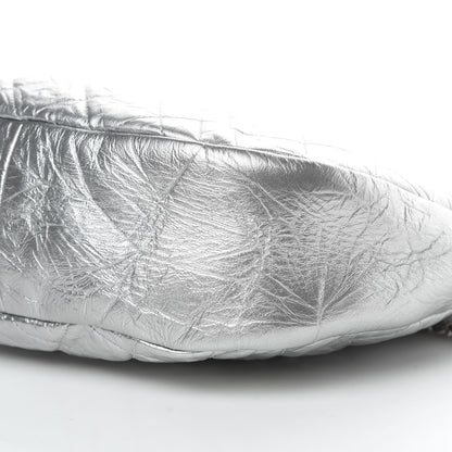 Chanel Metallic Crumpled Calfskin Small 31 Shopping Bag Silver 10 of 10