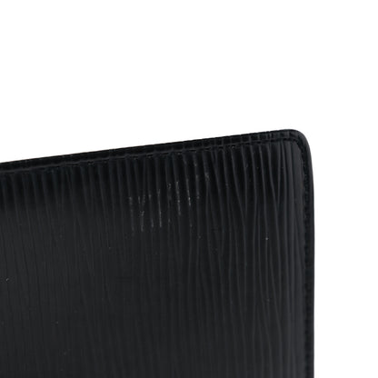 Louis Vuitton Epi Checkbook Organizer Wallet Black 13 of 13