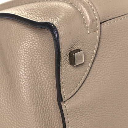 Celine Drummed Calfskin Mini Luggage Dune 4 of 15