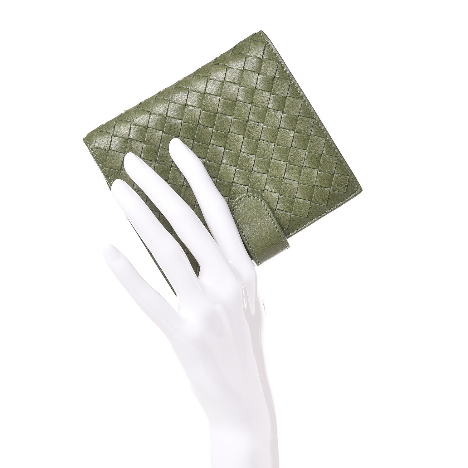 Bottega Veneta Nappa Intrecciato French Flap Wallet Foglia 2 of 10
