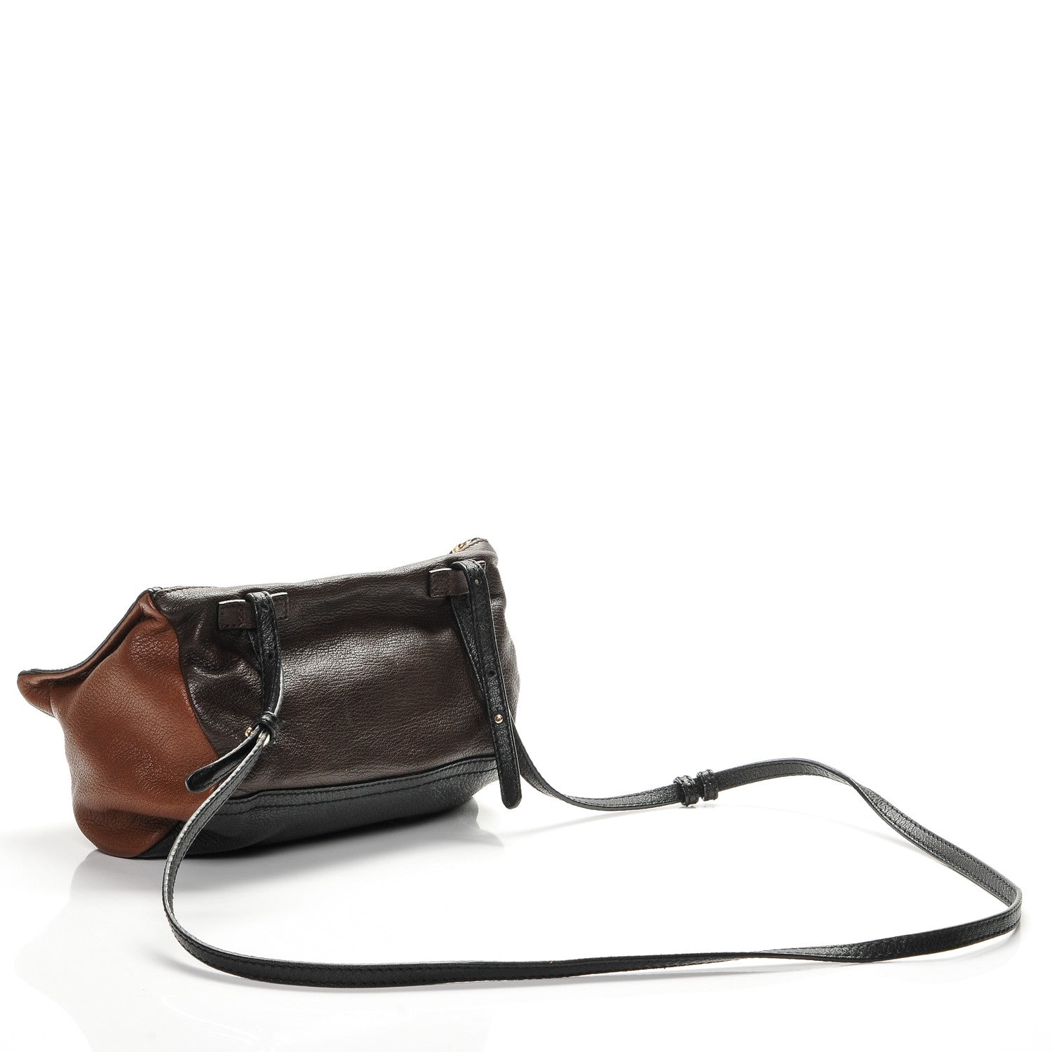 Givenchy Sugar Goatskin Colorblock Mini Pandora Black Brown 3 of 6